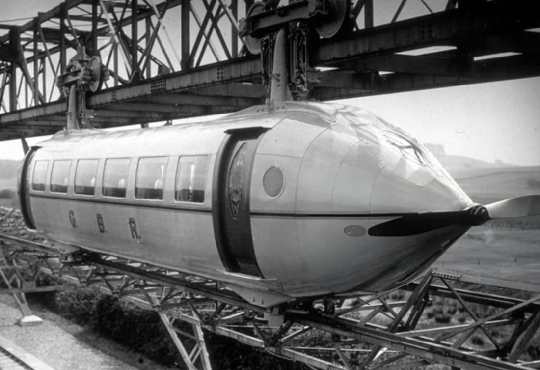 Name:  The Bennie Railplane being demonstrated in Glasgow. The Bennie Railplane was a form of rail tra.jpg
Views: 337
Size:  106.2 KB